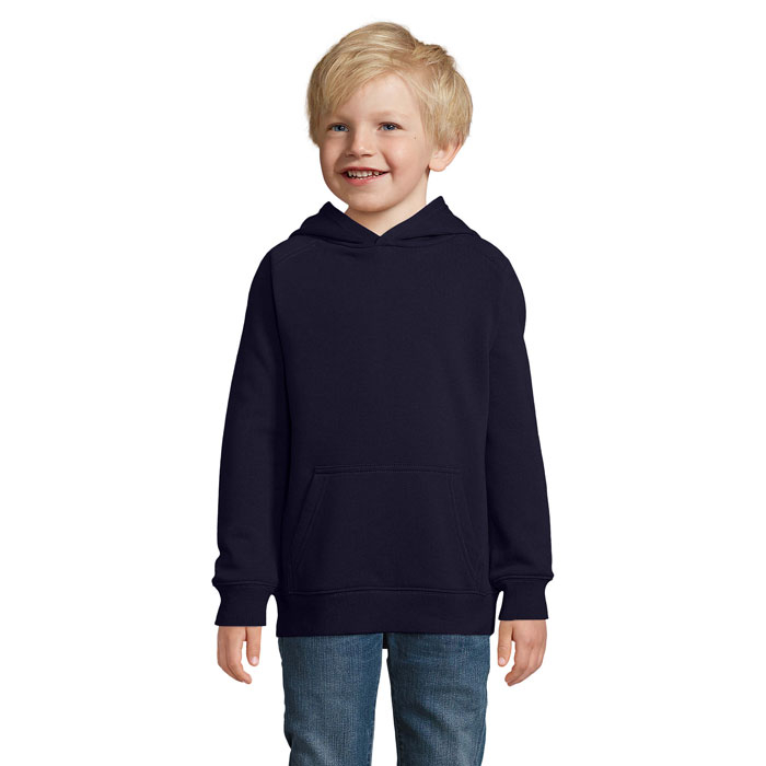 Sweat-shirt publicitaire enfant à capuche Stellar Kids French Marine